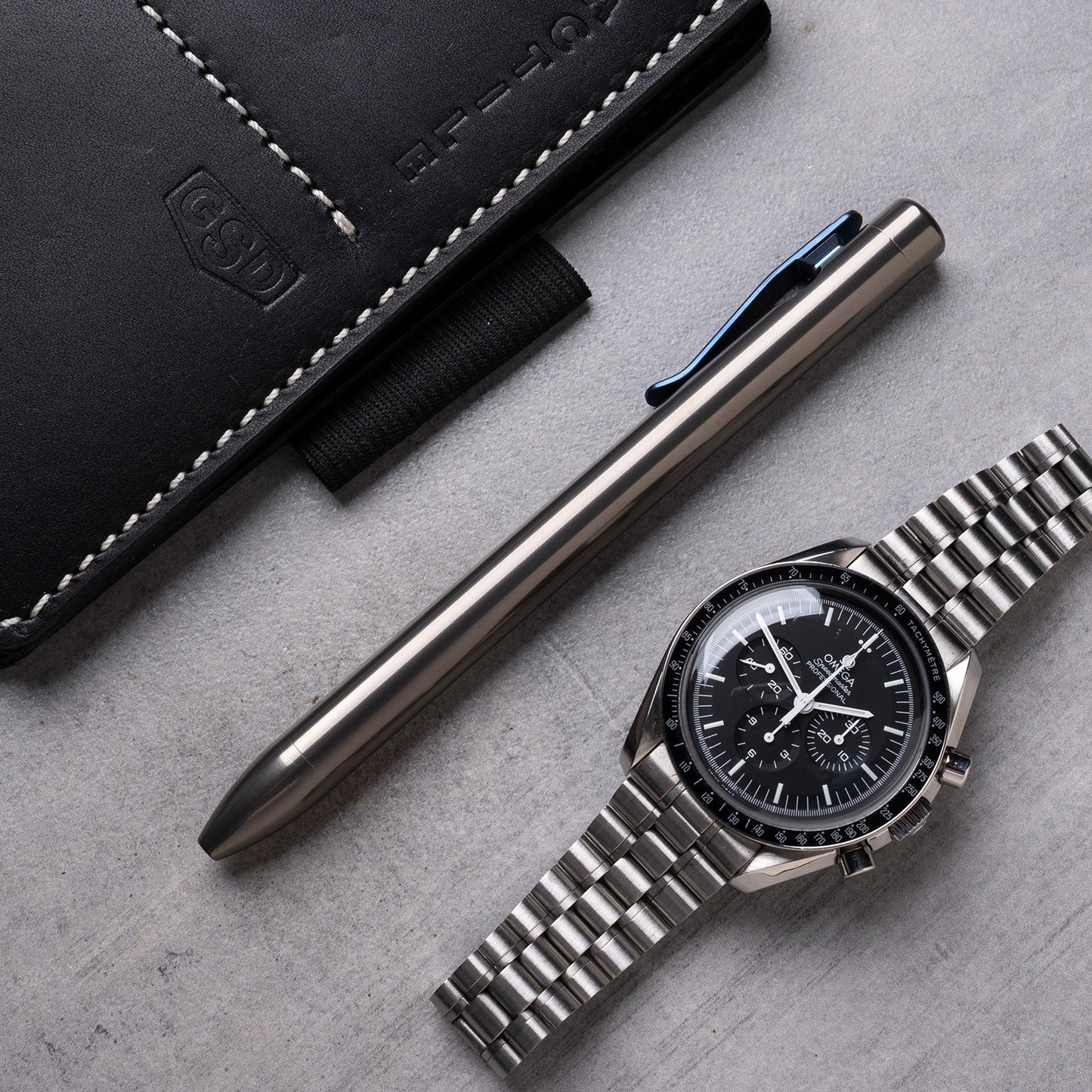 Dark Tumble Clip Action Pen