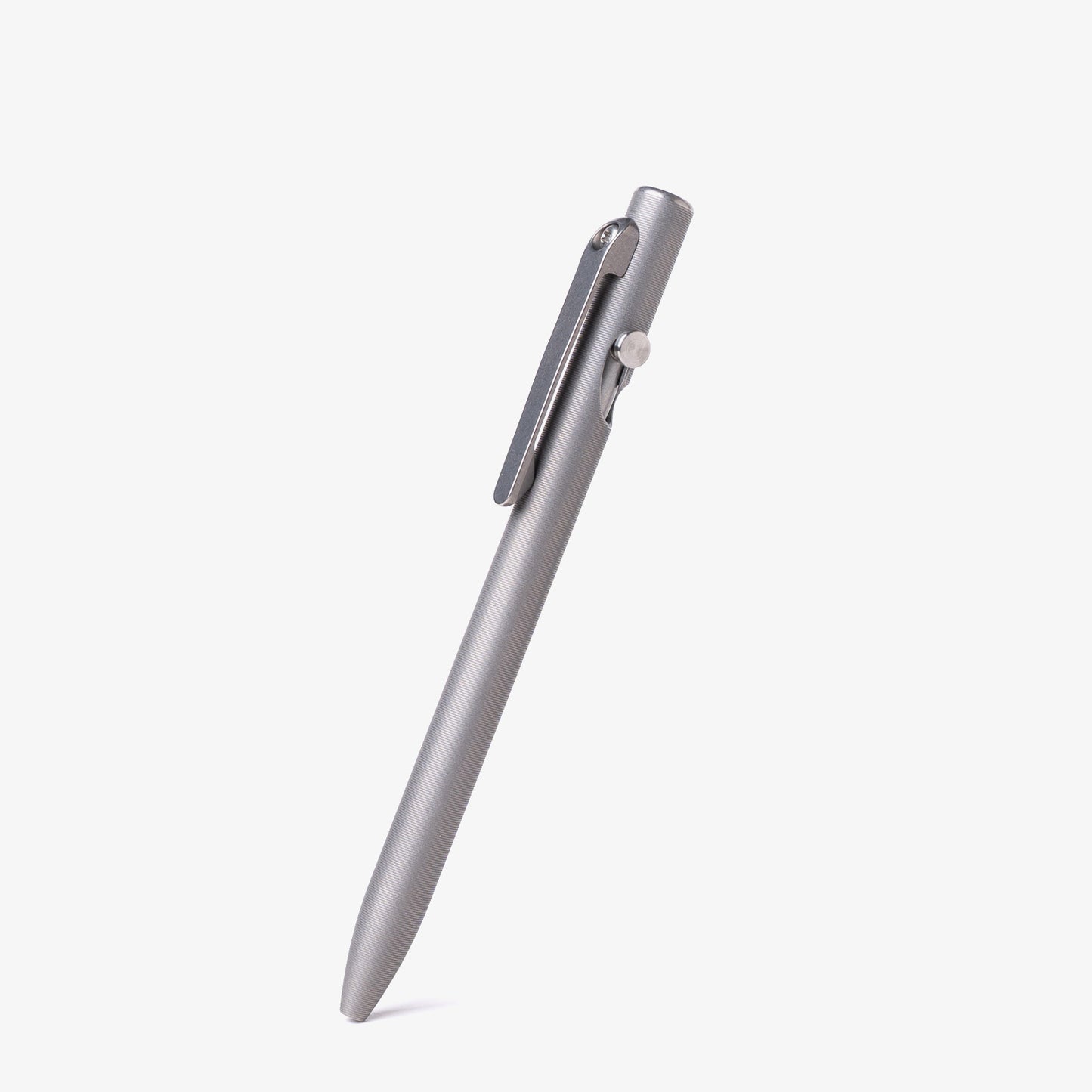 Stonewashed Titanium Slim Bolt Action Pen
