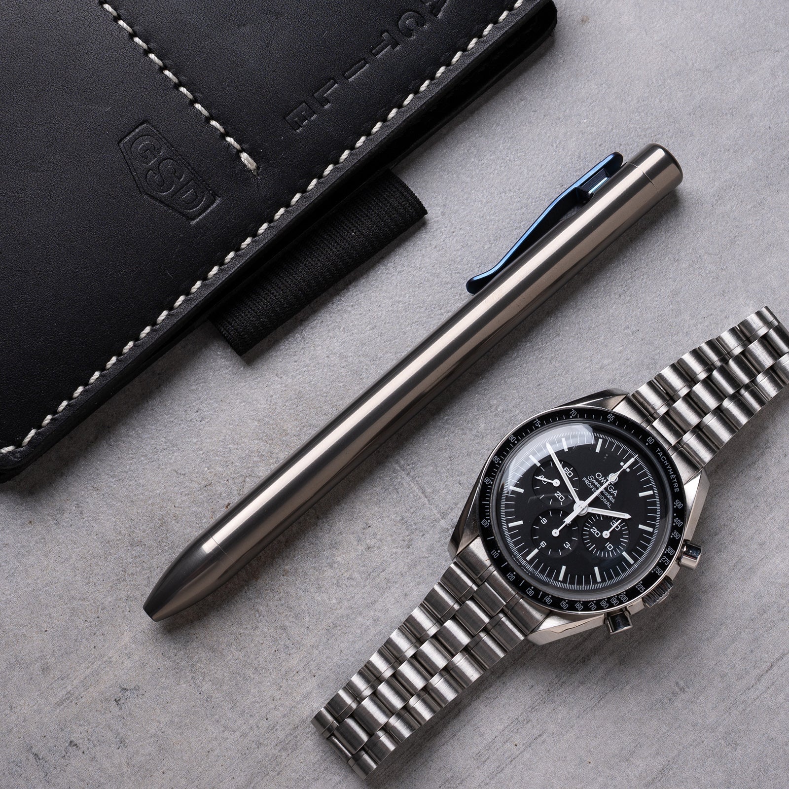 Dark Tumble Clip Action Pen