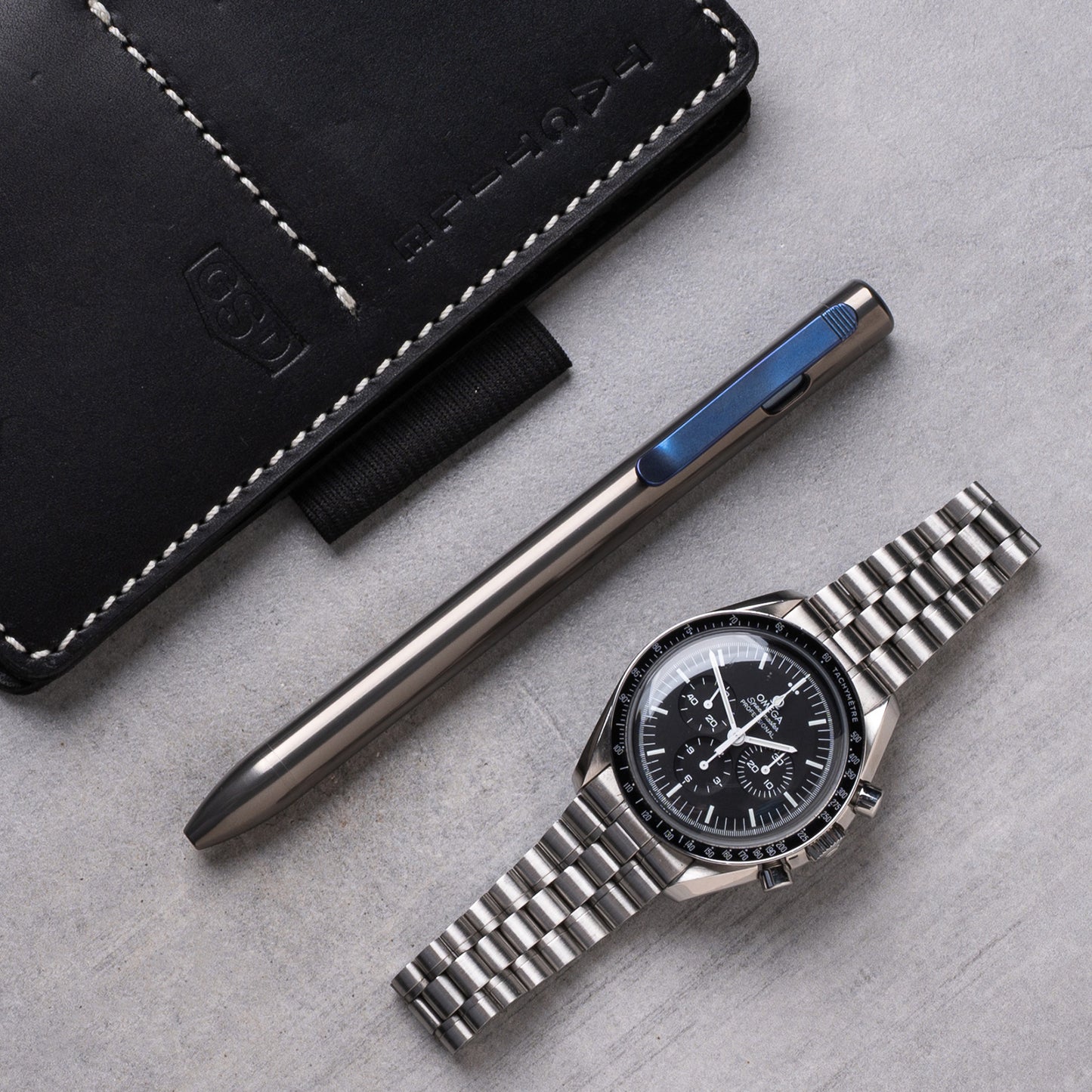 Dark Tumble Clip Action Pen