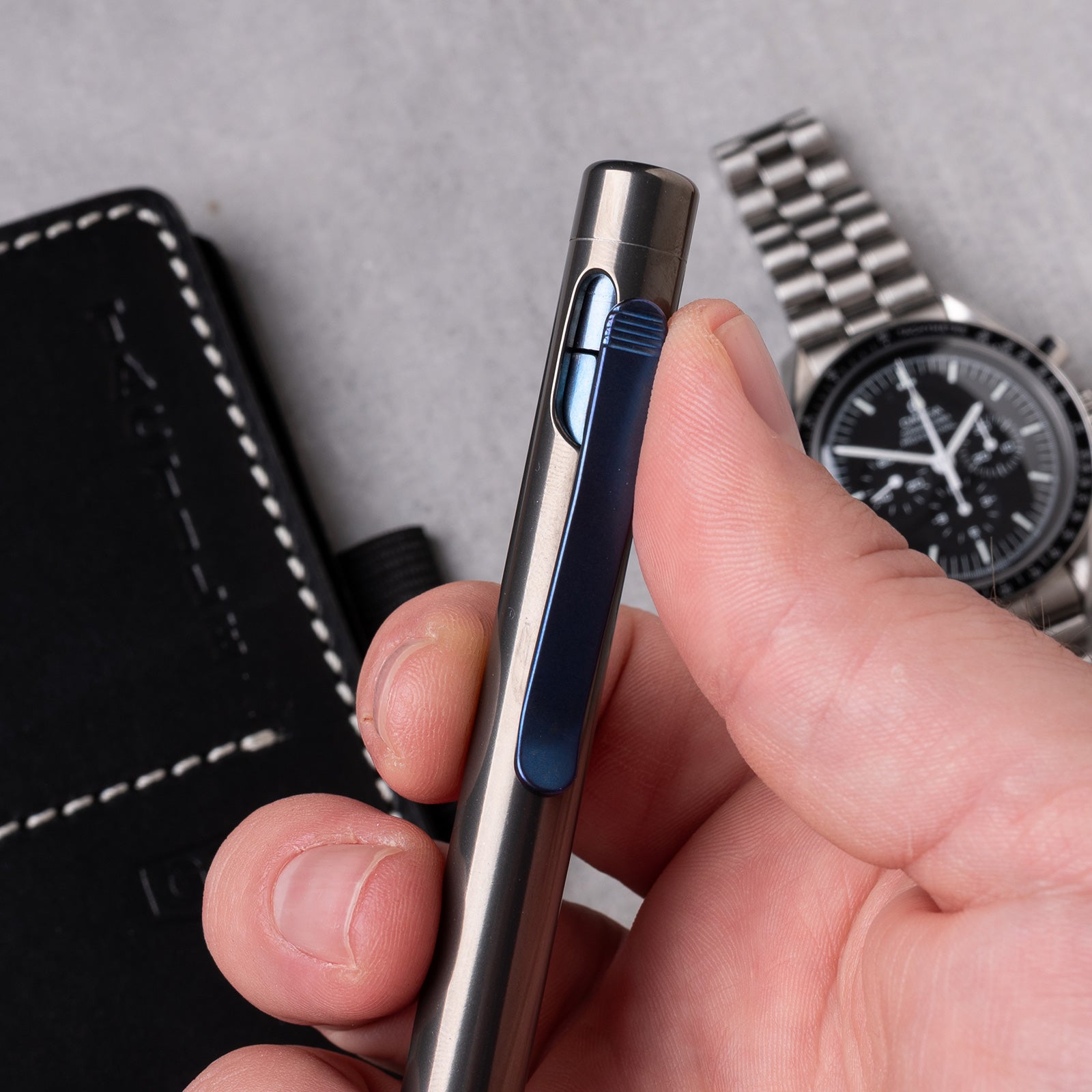 Dark Tumble Clip Action Pen