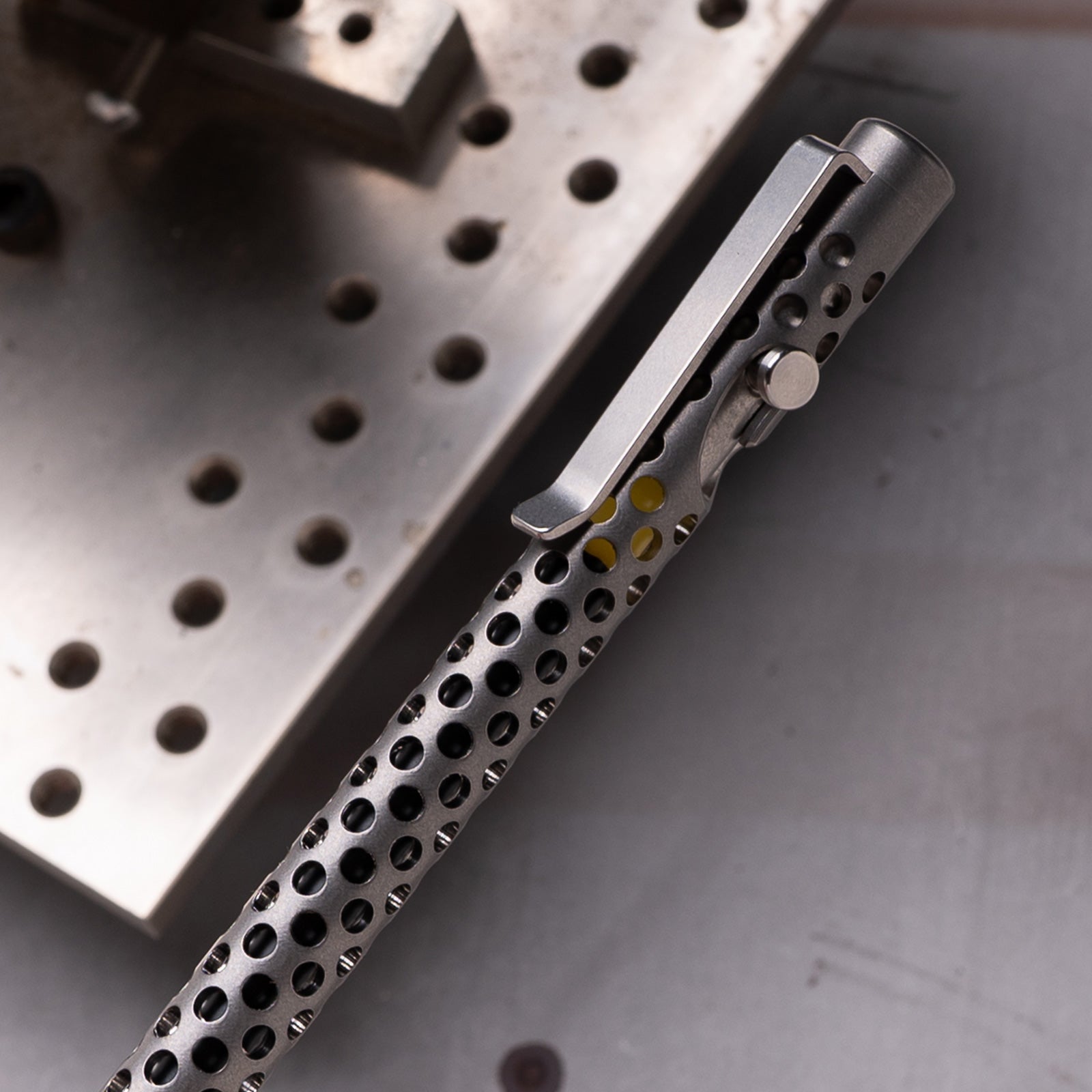 Skeletonized Titanium Bolt Action Pen