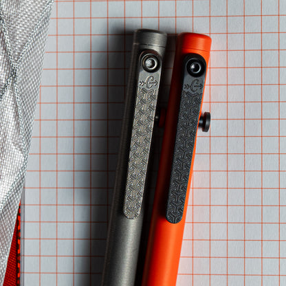 Carryology Blaze Orange Limited Essentials Slim Bolt Action Pen