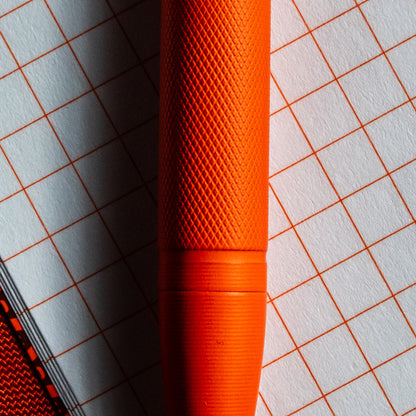 Carryology Blaze Orange Limited Essentials Slim Bolt Action Pen